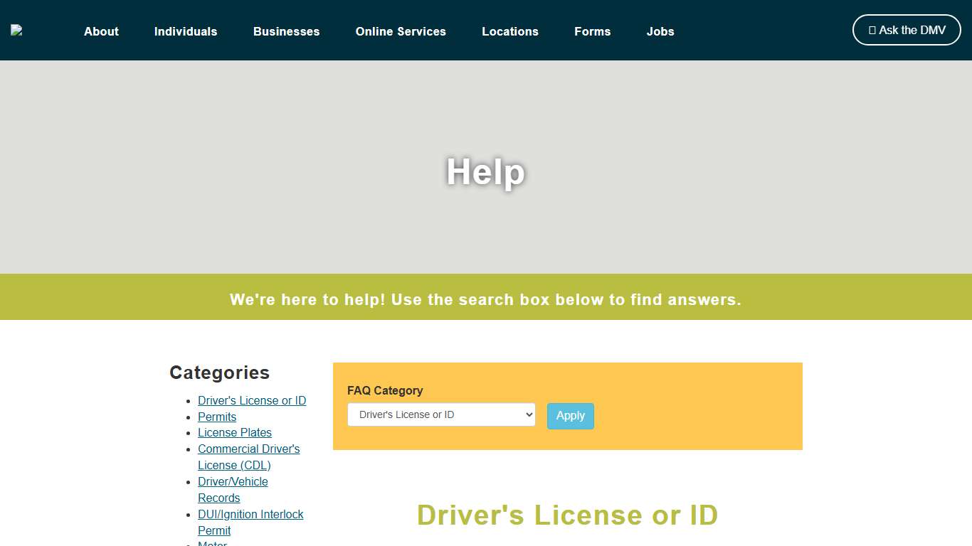 FAQ | Nebraska Department of Motor Vehicles